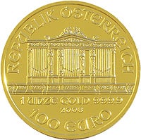 Wiener Philharmoniker - Goldmünze Österreichs Front