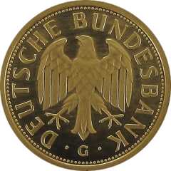 1 Mark 2001 Bildseite Deutschland Gedenkmünzen
