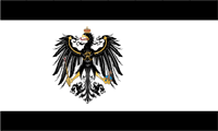 Fahne Fürstentum Hohenzollern-Preußen 1850-1871