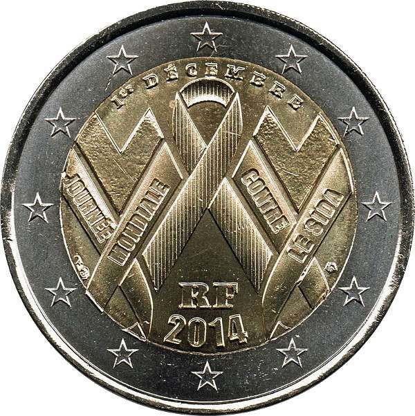 Bildseite: 2 Euro Sondermünze 2014 Frankreich 