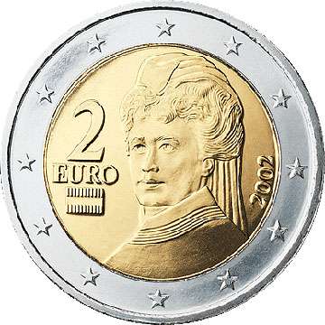 Bildseite: 2 Euro 2002 Österreich 
