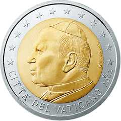 Picture side: 2 Euro 2002 City of Vatican 