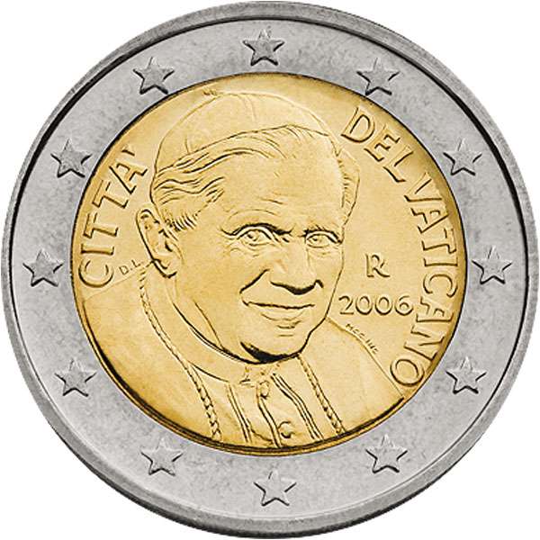 Bildseite: 2 Euro 2006 Vatikanstadt 