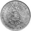 Deutschland Kaiserreich Sachsen 5 Mark 1875 Wertseite Münze anzeigen 5 Mark 1875 Wertseite Deutschland Kaiserreich