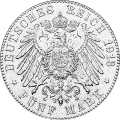Deutschland Kaiserreich Sachsen 5 Mark 1913 Wertseite Münze anzeigen 5 Mark 1913 Wertseite Deutschland Kaiserreich