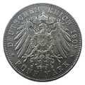 Deutschland Kaiserreich Sachsen-Meiningen 5 Mark 1902 Wertseite Münze anzeigen 5 Mark 1902 Wertseite Deutschland Kaiserreich