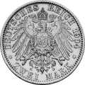 Deutschland Kaiserreich Schaumburg-Lippe 2 Mark 1904 Wertseite Münze anzeigen 2 Mark 1904 Wertseite Deutschland Kaiserreich