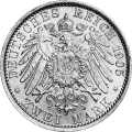 Deutschland KRGM Schwarzburg-Sondershausen 2 Mark 1905 Wertseite Münze anzeigen 2 Mark 1905 Wertseite Deutschland KRGM