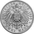 Deutschland KRGM Anhalt 2 Mark 1896 Wertseite Münze anzeigen 2 Mark 1896 Wertseite Deutschland KRGM
