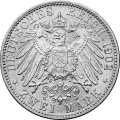 Deutschland KRGM Baden 2 Mark 1902 Wertseite Münze anzeigen 2 Mark 1902 Wertseite Deutschland KRGM