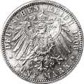 Deutschland KRGM Baden 5 Mark 1906 Wertseite Münze anzeigen 5 Mark 1906 Wertseite Deutschland KRGM