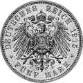 Deutschland KRGM Braunschweig 5 Mark 1915 Wertseite Münze anzeigen 5 Mark 1915 Wertseite Deutschland KRGM