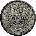 Deutschland KRGM Preußen 3 Mark 1913 Wertseite Münze anzeigen 3 Mark 1913 Wertseite Deutschland KRGM