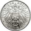 Deutschland KRGM Sachsen 2 Mark 1909 Wertseite Münze anzeigen 2 Mark 1909 Wertseite Deutschland KRGM