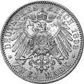 Deutschland KRGM Sachsen-Weimar-Eisenach 2 Mark 1892 Wertseite Münze anzeigen 2 Mark 1892 Wertseite Deutschland KRGM