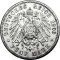 Deutschland KRGM Sachsen-Weimar-Eisenach 5 Mark 1903 Wertseite Münze anzeigen 5 Mark 1903 Wertseite Deutschland KRGM