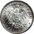 Deutschland KRGM Württemberg 3 Mark 1911 Wertseite Münze anzeigen 3 Mark 1911 Wertseite Deutschland KRGM