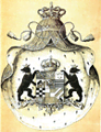 Wappen des Herzogtums Anhalt-Dessau 1806-1869