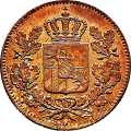 2 Pfennig 1842 Bildseite Deutschland Altdeutschland