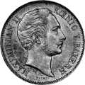 0.5 Gulden 1854 Bildseite Deutschland Altdeutschland