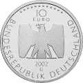 Wertseite: 10 Euro 2002 Deutschland 