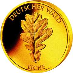 20 Euro Münze Deutschland 2010: Deutscher Wald Eiche 20 Euro Münze Deutschland 2010: Deutscher Wald Eiche