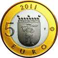 5 Euro 2011 Finnland Wertseite Münze anzeigen Wertseite: 5 Euro 2011 Finnland