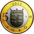 5 Euro 2011 Finnland Wertseite Münze anzeigen Wertseite: 5 Euro 2011 Finnland