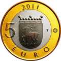 5 Euro 2011 Finnland Wertseite Münze anzeigen Wertseite: 5 Euro 2011 Finnland