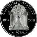 5 Euro 2011 Italien Wertseite Münze anzeigen Wertseite: 5 Euro 2011 Italien