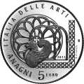 5 Euro 2011 Italien Wertseite Münze anzeigen Wertseite: 5 Euro 2011 Italien