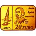 20 Euro 2007 Frankreich Wertseite Münze anzeigen Wertseite: 20 Euro 2007 Frankreich