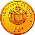 20 Euro 2008 Monaco Wertseite Münze anzeigen Wertseite: 20 Euro 2008 Monaco