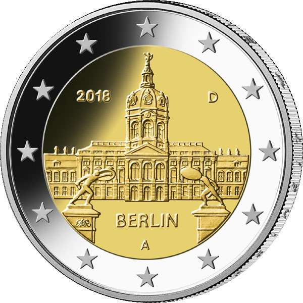Picture side: 2 Euro memorial coin 2018 Germany 
