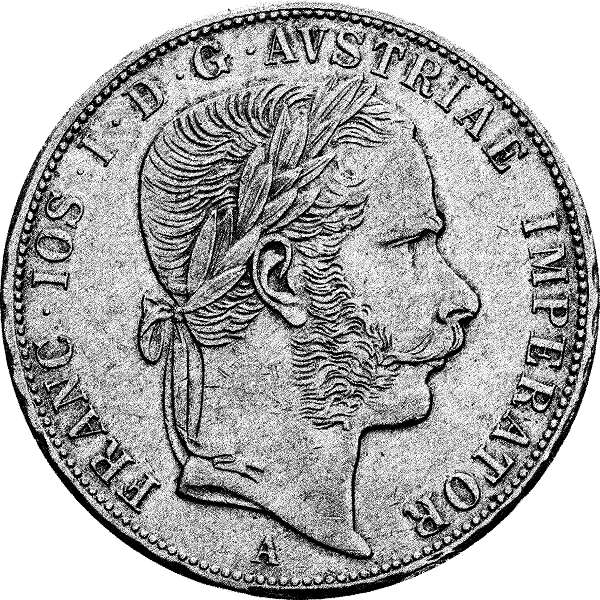 Österreich Doppelmonarchie 1 Florin 1867 Bildseite 1 Florin 1867 Bildseite Österreich Doppelmonarchie