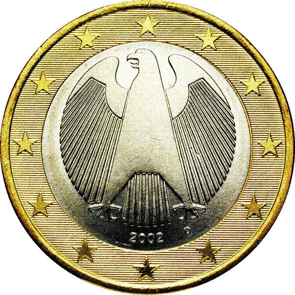 Bildseite: 1 Euro 2002 Deutschland 
